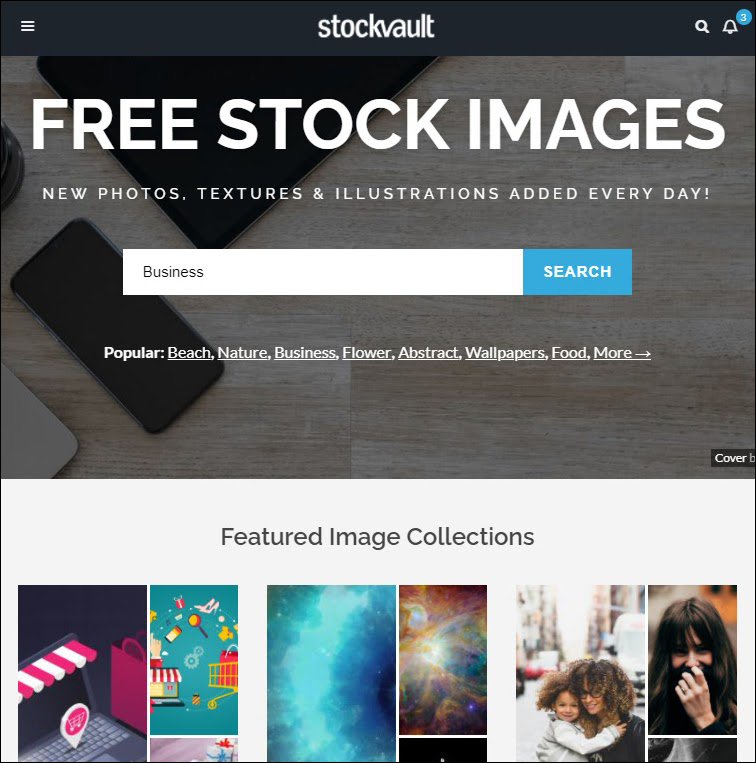Stockvault — бесплатный фотосток без регистрации