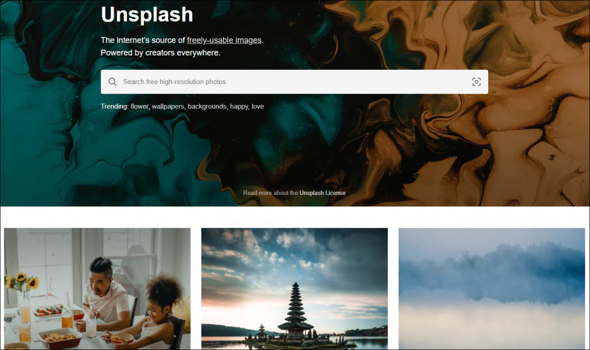 Unsplash — бесплатный фотосток без регистрации