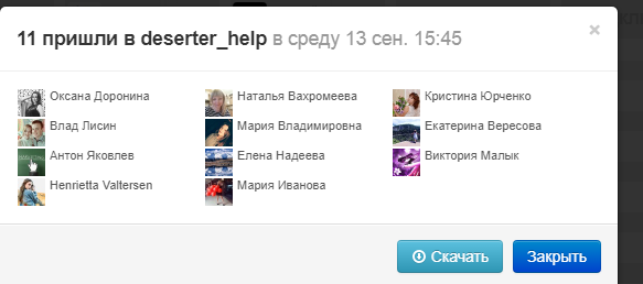 Дезертир - имена вступивших. Инструменты SMM для ВКонтакте. Развиваем бизнес с помощью соцсетей