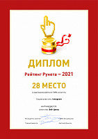 28 место в ежегодном рейтинге SMM-агентств (Instagram) | Россия