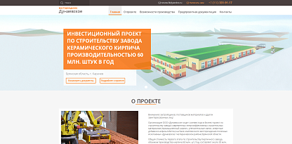 Инвестиционный проект  «Дунаевское»